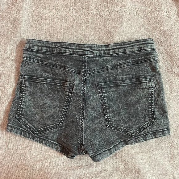 Women Denim Casual Short, Size - 5-6, Gray - Picture 2 of 5